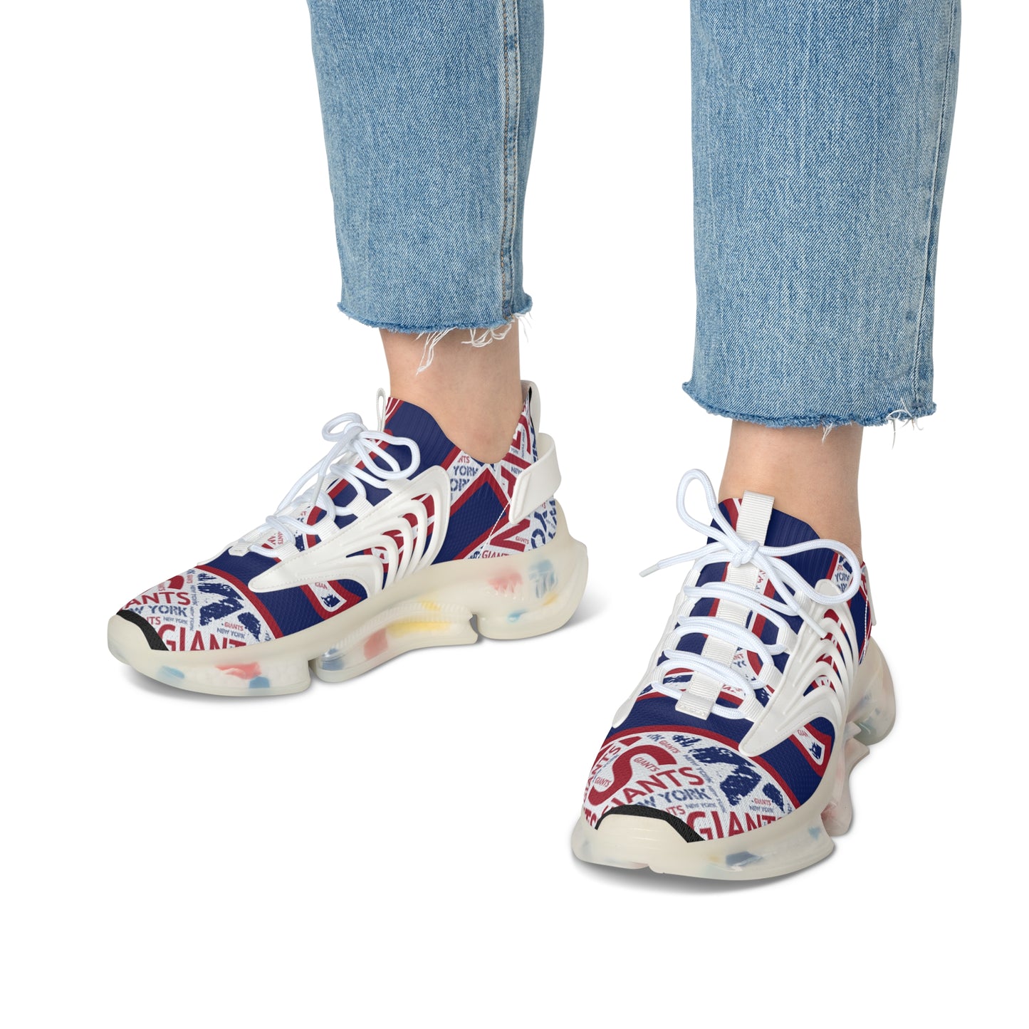 NY Giants Women's Mesh Sneakers