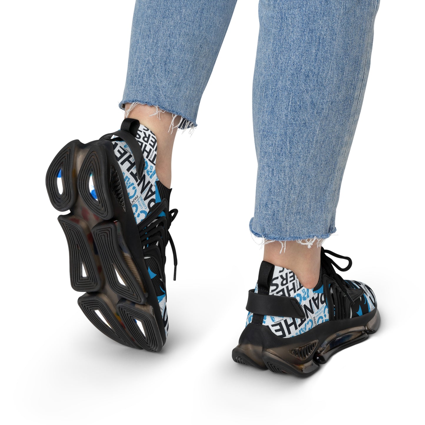 Carolina Panthers Women's Mesh Sneakers