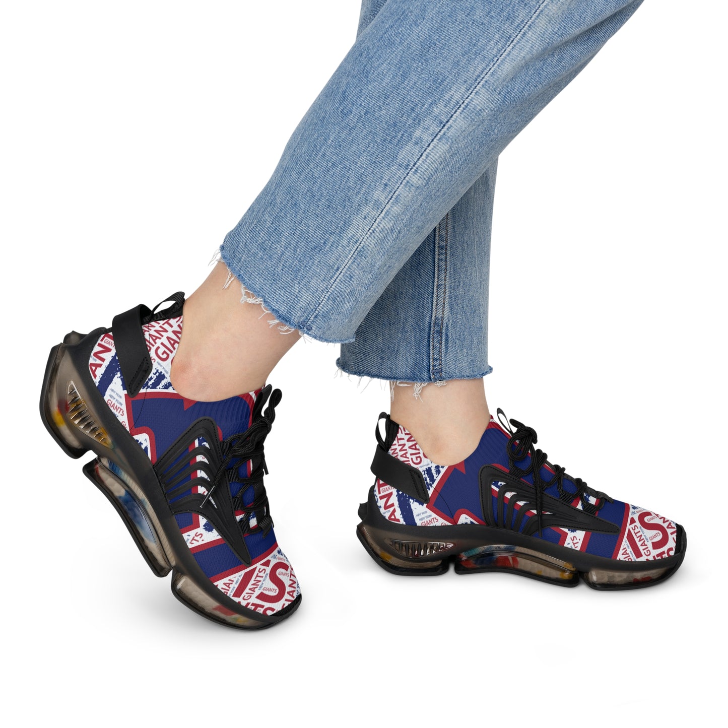 NY Giants Women's Mesh Sneakers