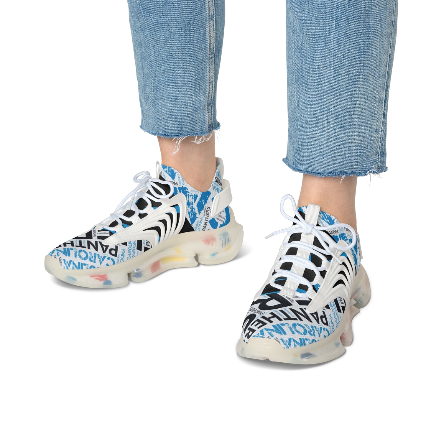 Carolina Panthers Women's Mesh Sneakers