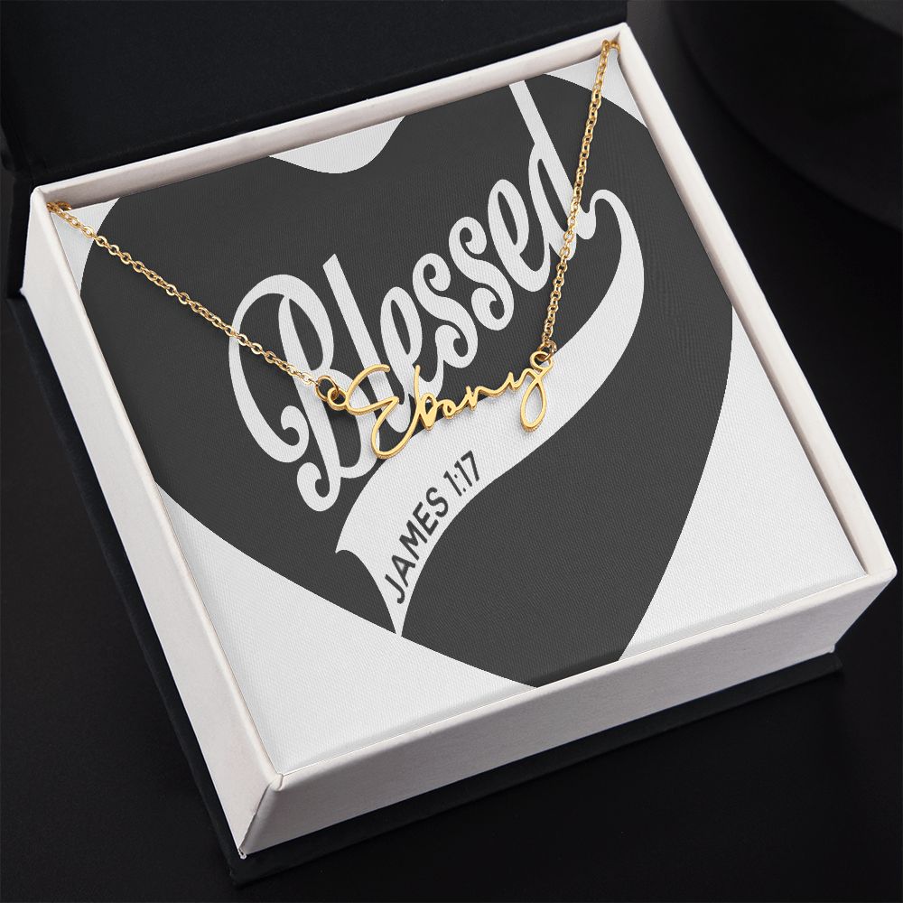 Signature Name Necklace