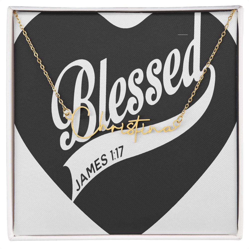 Signature Name Necklace