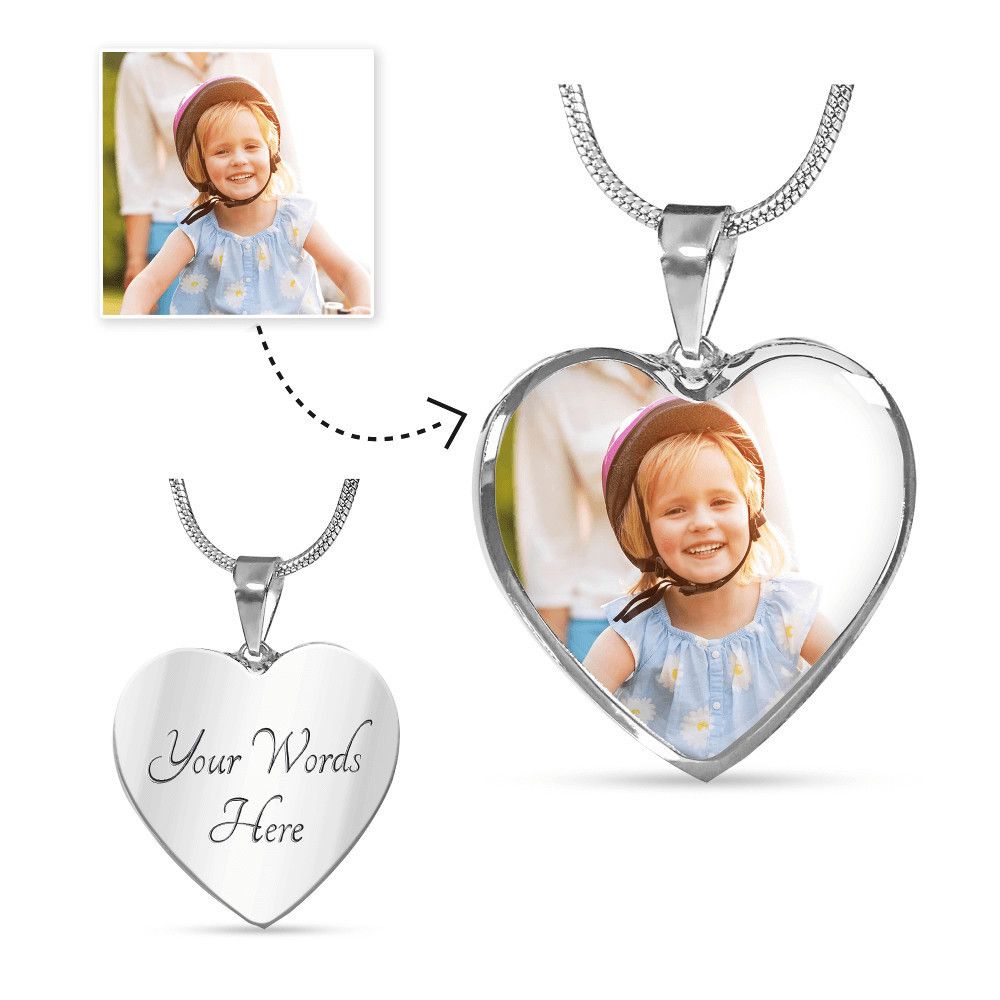 Heart Keepsake Pendant and Necklace