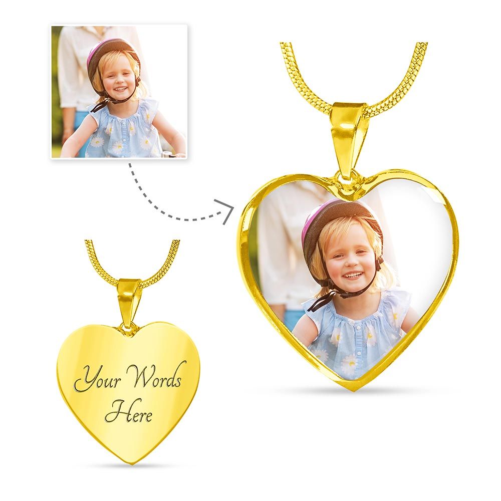 Heart Keepsake Pendant and Necklace