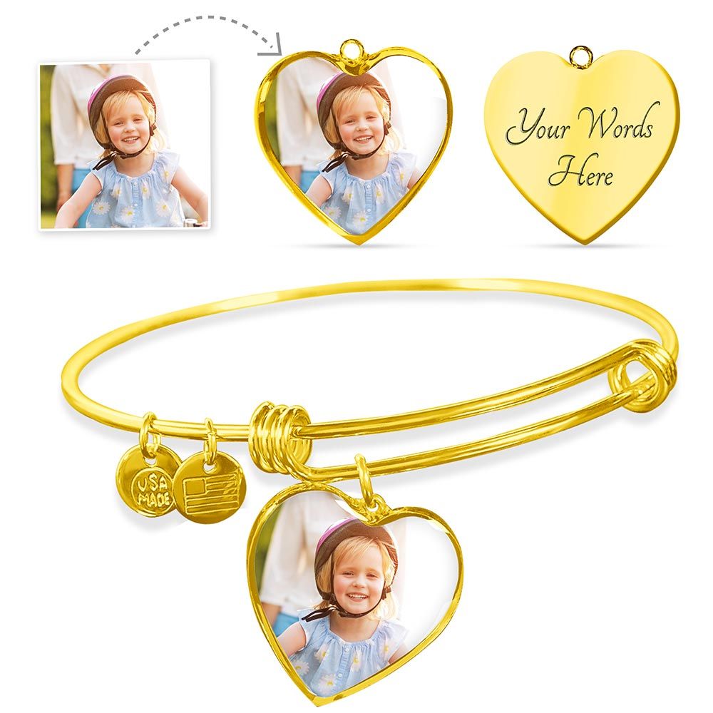 Heart Keepsake Pendant and Bracelet