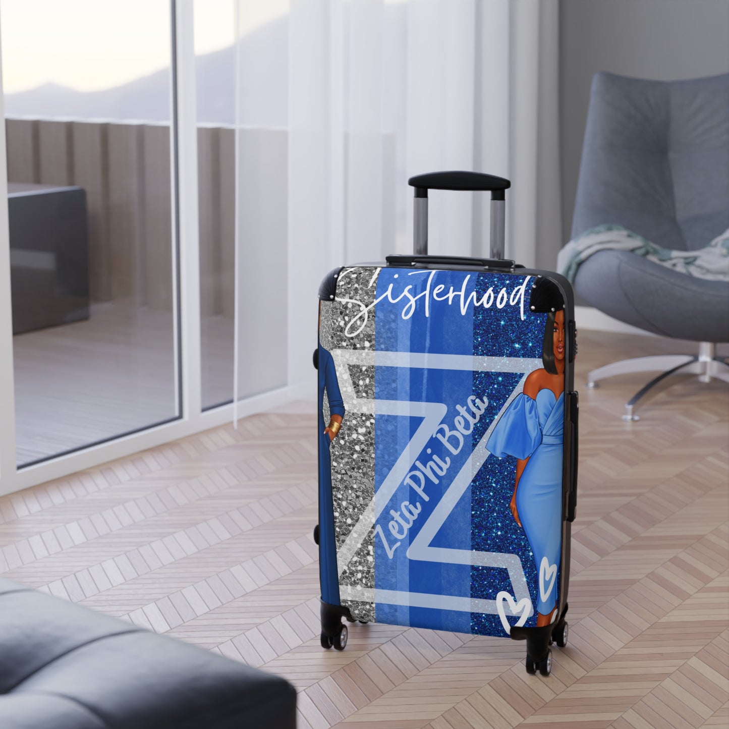 Zeta Phi Beta Luggage