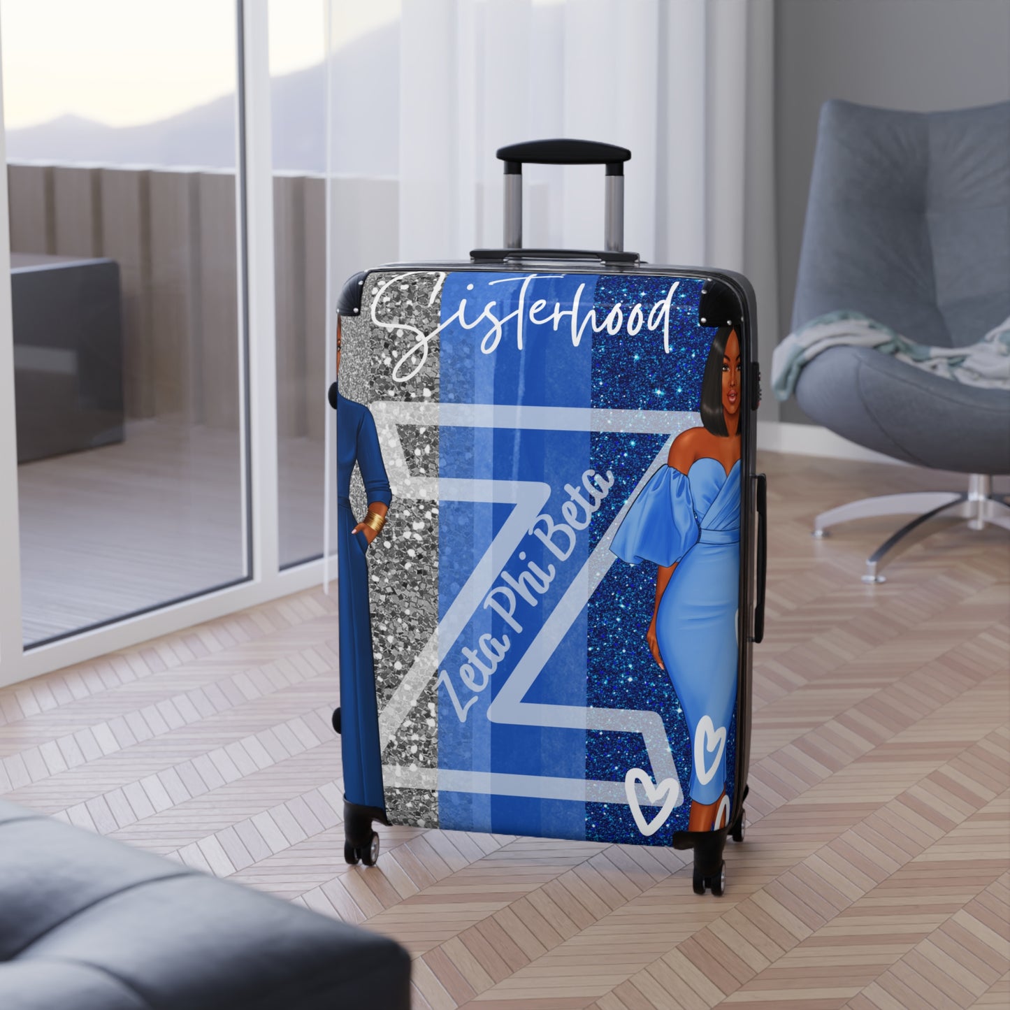 Zeta Phi Beta Luggage