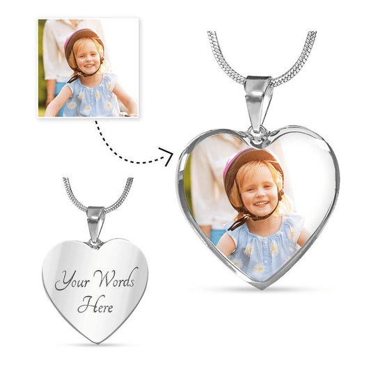 Heart Keepsake Pendant and Necklace